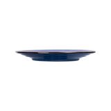  Saphir - Round Plate 21 x 3cm - Dĩa tròn 21 x 3cm xanh viền nâu 