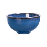  Saphir - Rice Bowl 11 x 6cm - Chén cơm 11 x 6cm xanh viền nâu 