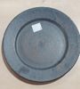 Universe - Round Plate 25cm - Dĩa tròn 25cm đen quẹt nâu đồng