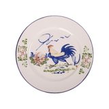  Cream - Round Plate 28cm - Dĩa tròn 28cm Sắc Màu Thôn Quê (Le Coq collection) 