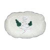 Blanche - Oval Plate 30 x 20cm - Dĩa oval hoa 30 x 20cm phun vẽ lá