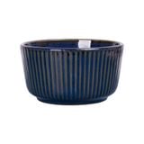  Saphir_Bowl_Tô tròn sọc 12cm xanh viền nâu 