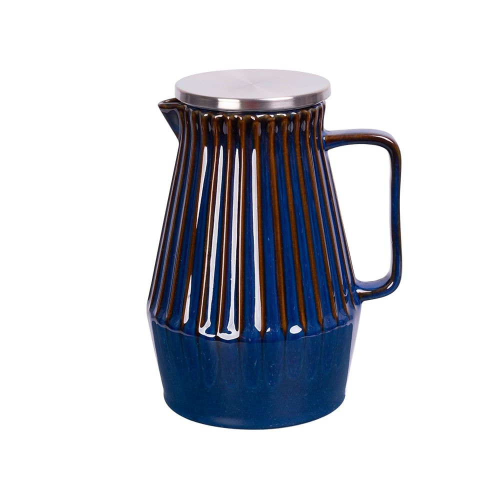  Saphir - Water Pot - Bình nước 1000ml xanh viền nâu 
