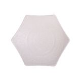  Blanche - Hexagon Plate 18.5 x 16.5cm - Dĩa 6 cánh 18.5 x 16.5cm lộc phát không vệt 