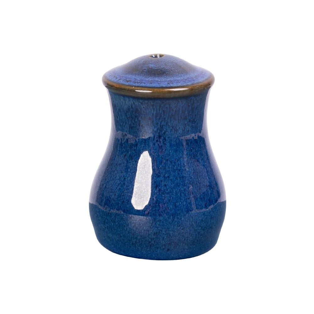  Saphir - Salt Shaker 4 x 6.8cm - Hũ muối 4 x 6.8cm xanh viền nâu 