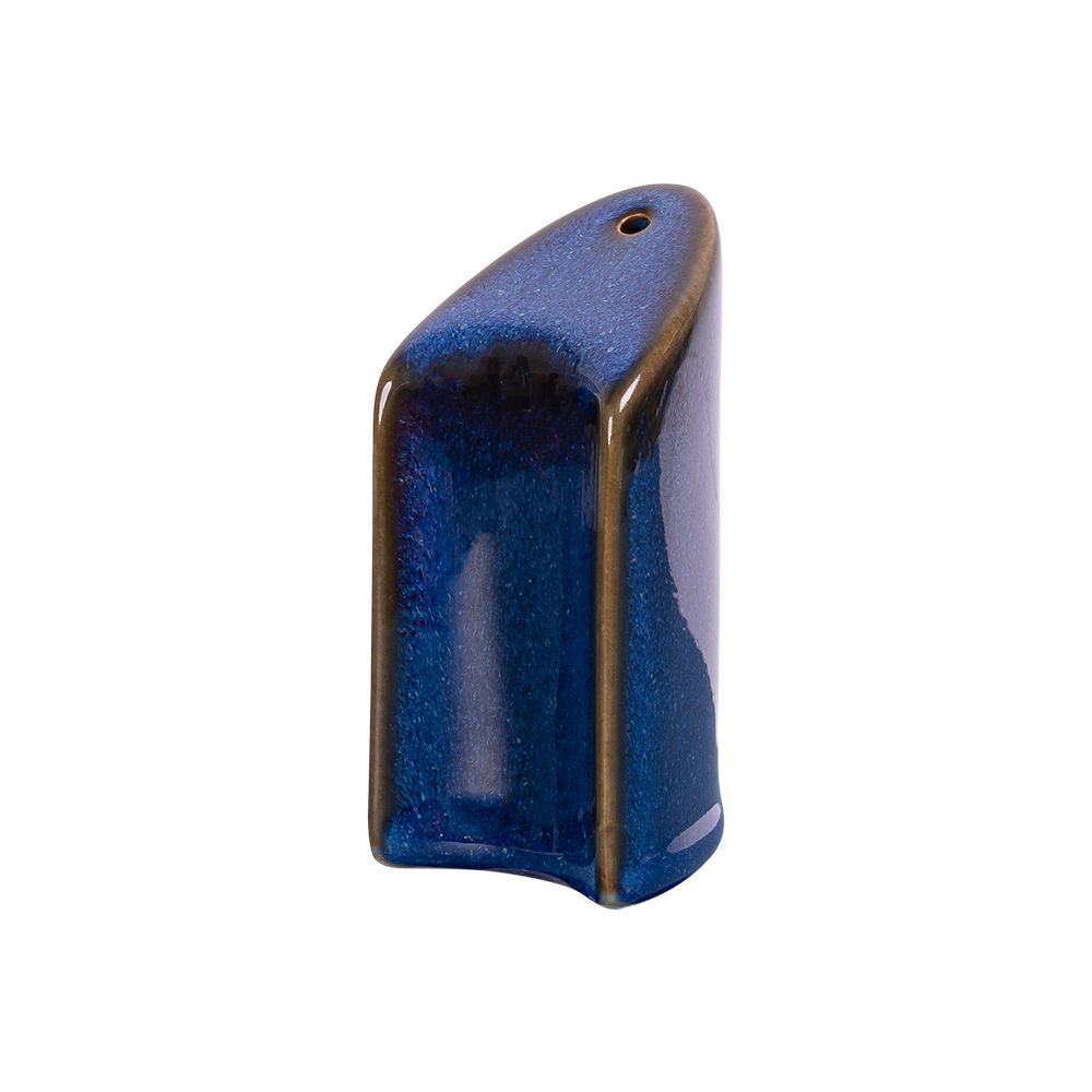  Saphir_Salt Shaker_Hủ muối 8 x 4cm xanh viền nâu 
