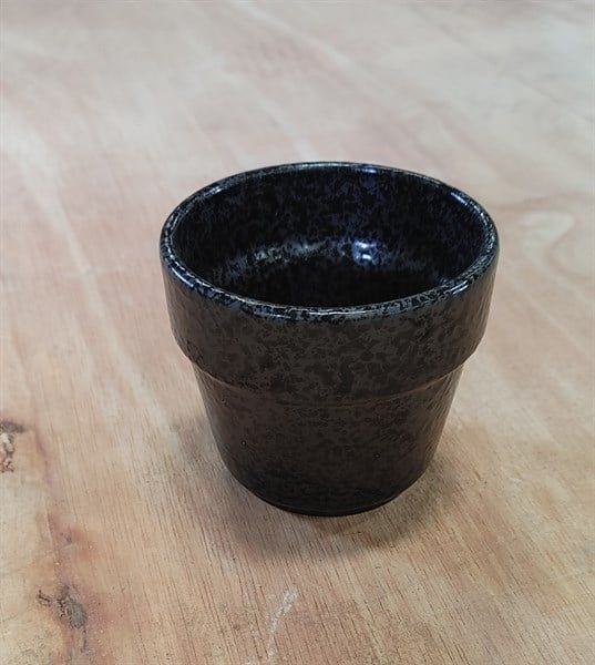  Noir - Tea Cup 140ml - Ly trà đứng 140ml đen không vệt 
