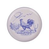  Le Coq - Round Plate 18cm - Dĩa tròn vành 18cm thôn quê 