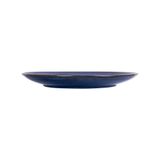  Saphir - Round Plate 36cm - Dĩa tròn 36cm xanh viền nâu 