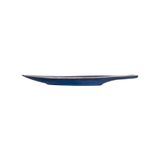 Saphir - Long Fish Plate 40.5cm - Dĩa cá dài 40.5cm xanh viền nâu 