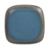 Aphrodite - Square Coup Plate 28cm - Dĩa vuông 28cm xanh ngọc bích viền nâu (matte)