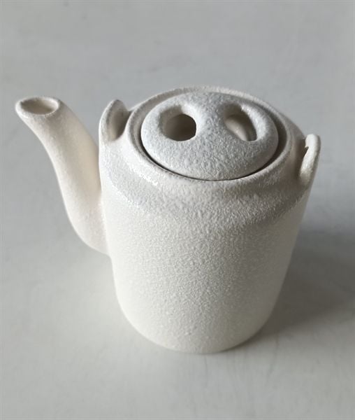  Blanche - Soy Sauce Pot w/ Lid 150ml - Bình tương có nắp 150ml lộc phát không vệt 