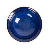  Saphir - Bowl 25 x 8.2cm - Tô 25 x 8.2cm xanh viền nâu 