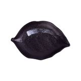  Noir - Leaf Plate 31 x 20cm - Dĩa chiếc lá 31 x 20cm đen có vệt 