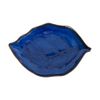 Saphir - Leaf Plate 25 x 2.8cm - Dĩa chiếc lá 25 x 2.8cm xanh viền nâu