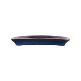  Saphir - Plate 21 x 10cm - Dĩa 21 x 10cm xanh viền nâu 