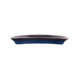  Saphir - Plate 24 x 11.5cm - Dĩa 24 x 11.5cm xanh viền nâu 