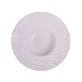  Blanche - Soup Plate 23cm - Dĩa bay 23cm vành vân đá lộc phát không vệt 
