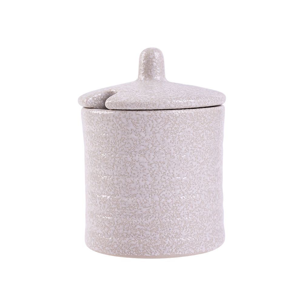  Blanche - Condiment Pot w/ Lid 6 x 8.5cm - Hũ gia vị 6 x 8.5cm lộc phát không vệt 