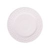 Blanche - Round Plate 31cm - Dĩa tròn 31cm vành tre đan lộc phát không vệt