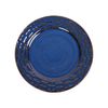 Saphir - Round Plate 31cm - Dĩa tròn 31cm vành tre đan xanh viền nâu