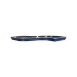  Saphir - S-shape Plate 53 x 13cm - Dĩa chữ S 53 x 13cm xanh viền nâu 
