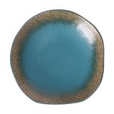  Aphrodite - Deep Plate 21cm - Dĩa sâu 21cm xanh ngọc bích viền nâu (matte) 