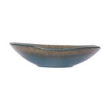  Aphrodite - Deep Plate 21cm - Dĩa sâu 21cm xanh ngọc bích viền nâu (matte) 