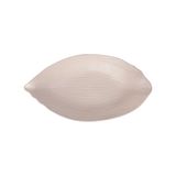  Beige - Leaf Plate 35 x 18.8cm - Dĩa lá cong 35 x 18.8cm màu be (Sandy collection) 