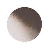  Show Plate 26cm - Dĩa bằng 26cm trắng nâu 