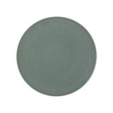  Chlorite - Show Plate 26cm - Dĩa bằng 26cm xanh lá đậm trổ (matte) 