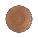  Ancient - Show Plate 26cm - Dĩa bằng 26cm nâu đồng 