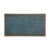 Aphrodite - Rectangular Plate 33 x 18cm - Dĩa chữ nhật phẳng 33 x 18cm xanh ngọc bích viền nâu phun hạt (matte) (Sandy collection)