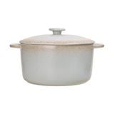  Ariel - Largr Pot w/ Lid 29.5 x 12cm - Nồi lớn có nắp 29.5 x 12cm xanh ngọc viền nâu (matte) (Sandy collection) 