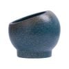 Aphrodite - Slant Condiment Bowl 15 x 13cm - Hũ gia vị miệng xéo 15 x 13cm xanh ngọc bích viền nâu phun hạt (matte) (Sandy collection)