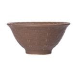  Cocoa - Rice Bowl 13 x 6.5cm - Chén cơm đan tre 13 x 6.5cm nâu trổ (matte) (Bamboo collection) 