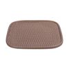 Cocoa - Square Plate 26cm - Dĩa vuông đan tre 26cm nâu trổ (matte) (Bamboo collection)