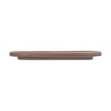  Cocoa - Square Plate 26cm - Dĩa vuông đan tre 26cm nâu trổ (matte) (Bamboo collection) 
