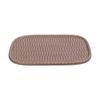  Cocoa - Rectangular Plate 25cm - Dĩa chữ nhật đan tre có viền 25cm nâu trổ (matte) (Bamboo collection) 