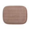 Cocoa - Rectangular Plate 30cm - Dĩa chữ nhật đan tre có viền 30cm nâu trổ (matte) (Bamboo collection)