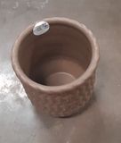  Cocoa - Mug 8 x 9cm - Ly nước đan tre 8 x 9cm nâu trổ (matte) (Bamboo collection) 