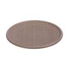  Cocoa - Round Plate 22.5cm - Dĩa tròn đan tre 22.5cm nâu trổ (matte) (Bamboo collection) 