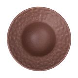  Cocoa - Bowl 18cm - Bát chiết yêu đan tre 18cm nâu trổ (matte) (Bamboo collection) 