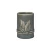 Chlorite - Toothpick Holder 6.5cm - Hũ tăm lóng tre 6.5cm xanh lá đậm trổ (matte) (Bamboo collection)