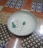 Blanche - Round Coup Plate 16cm - Dĩa ảo 16cm phun vẽ lá