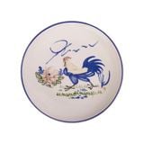  Cream - Round Coup Plate 16cm - Dĩa ảo 16cm Sắc Màu Thôn Quê (Le Coq collection) 