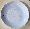 Universe - Round Coup Plate 20cm - Dĩa ảo 20cm trắng phun xanh dương