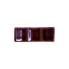  Kaffa - 3-compartment Chopstick Rest 6.5 x 1.8cm - Gác đũa 3 ngăn 6.5 x 1.8cm màu nâu 