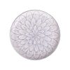 Blanche (Daisy) - Round Plate 22cm - Dĩa tròn vành 22cm lộc phát vẽ bông cúc