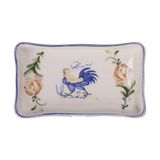  Cream - Rectangular Plate 15 x 8cm - Dĩa chữ nhật 15 x 8cm Sắc Màu Thôn Quê (Le Coq collection) 